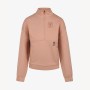 Women half zip off pitch jacket italian clay